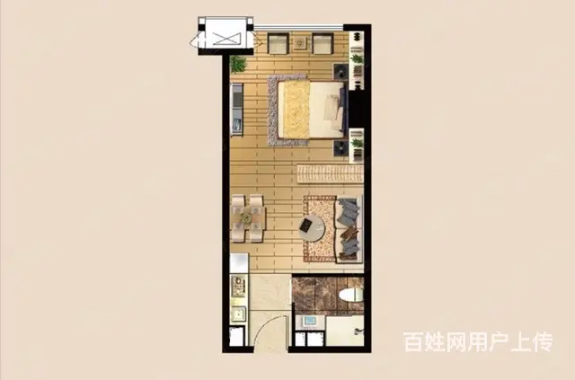 地铁四号线汪家墩 团结名居枫园 1室0厅1卫 徐东 - 图片 5