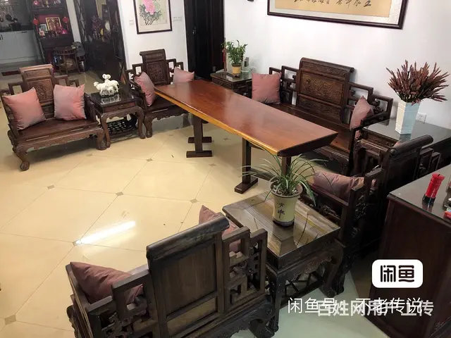 正宗老挝大红酸枝（粗壮原木）） - 图片 6