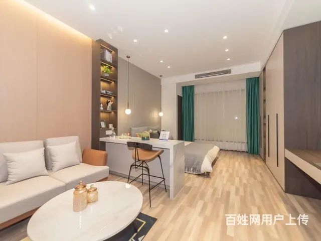 新北吾悦旁新龙江首付13万挑高5.2米朝南公寓全景落地窗直签 - 图片 1