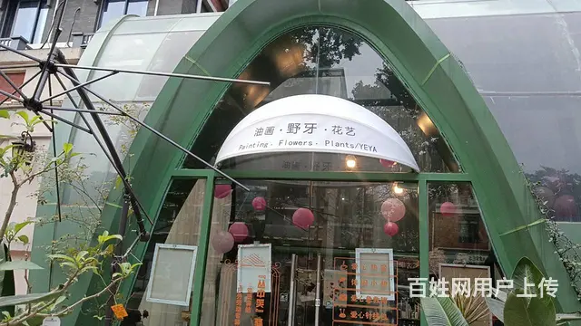 四川成都法式门头雨棚弧形无声雨棚夜市推拉篷 - 图片 3