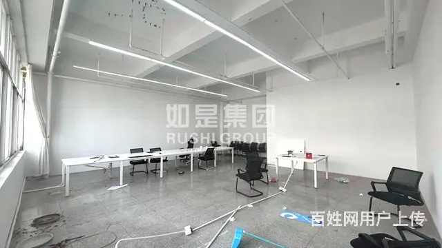 写字楼出租平层136平精装办公星光耀泰禾中骏世界城旁有钥匙 - 图片 2