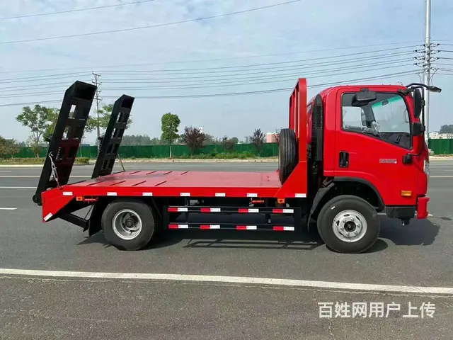 百色 南骏蓝牌平板运输车厂家在哪里多少钱 - 图片 2