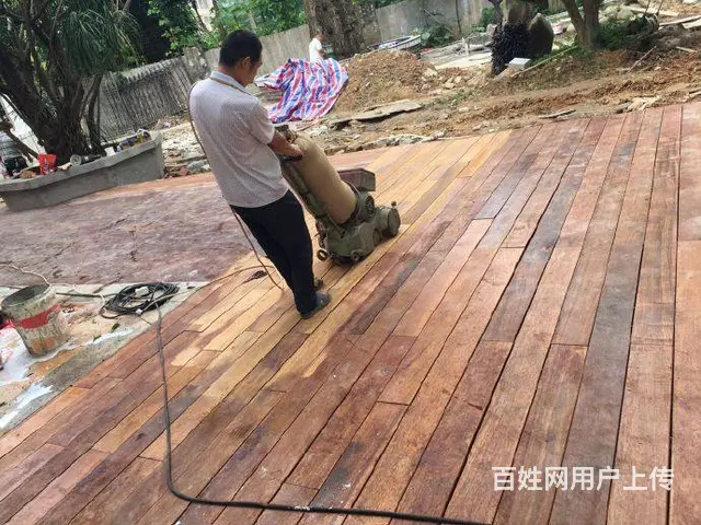 广州木地板翻新，木地板打磨抛光价格，木地板起拱维修 - 图片 1