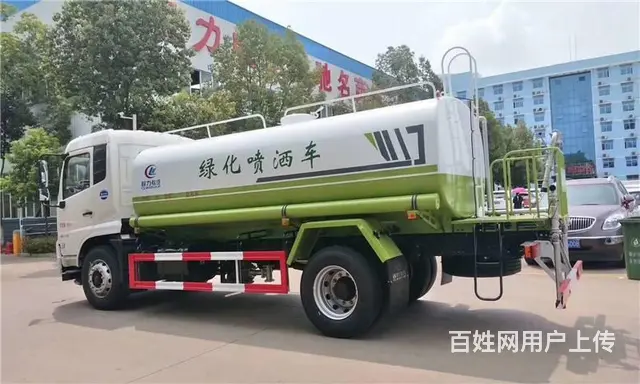 东风天锦12方14方洒水车 矿区环卫抑尘车现车价格 - 图片 2