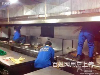 太仓浏河酒店单位食堂油烟机清洗 油烟管道清洗安装 - 图片 1