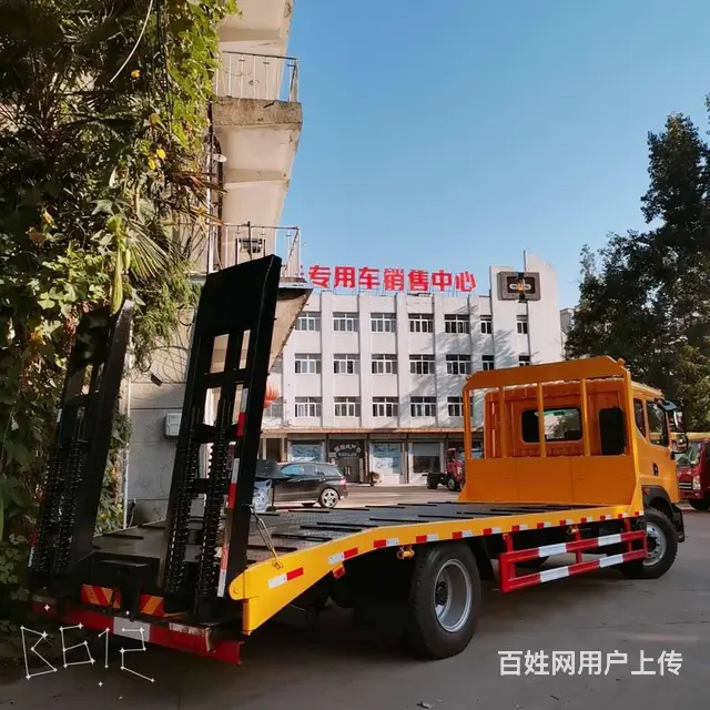 东风多利卡 D9 单桥平板运输车厂家直销定车优惠 - 图片 4