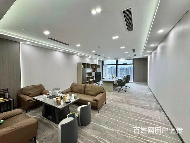 滨江甲级写字楼 企业总部办公室出租 挑高气派前台 双地铁口 - 图片 4