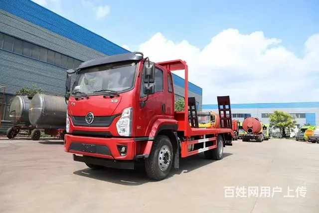 程力平板车 陕汽轩德X9单挖机拖板车玉柴动力价格 - 图片 7