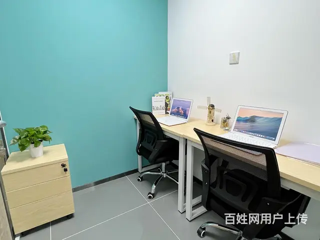 送免租期1个月，12人办公室人均367每月，包含物业网络家私 - 图片 7