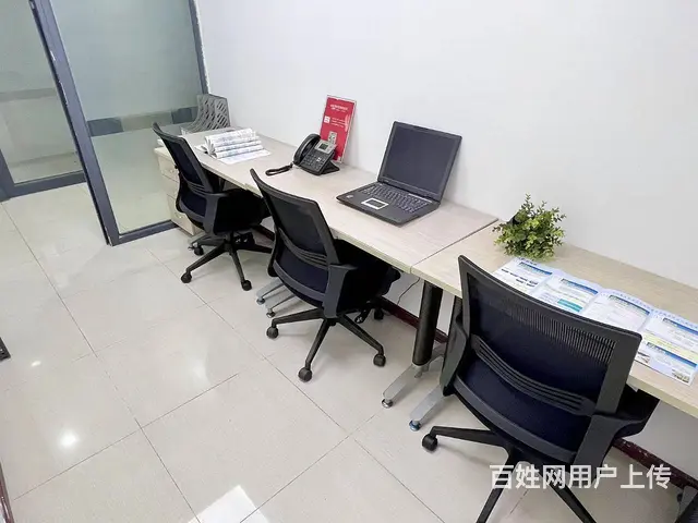带独立空调的联合办公室，可月付，可短租！精装全包全配，拎包驻 - 图片 1