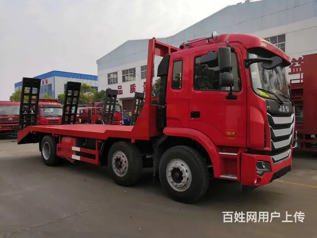 大型挖机钻机拖板车 三轴江淮平板车 二手三轴平板车 - 图片 3