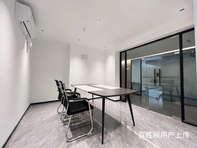 龙禧中心豪华装修落地玻璃办公场地两个房间有家具空调 - 图片 2