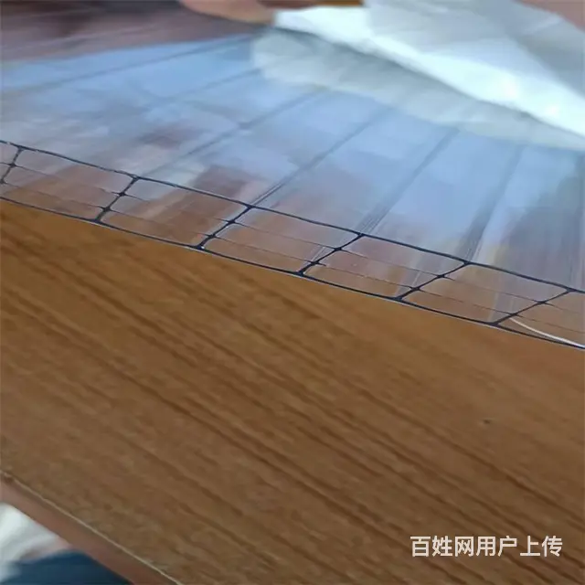 临沂临沭湖蓝阳光板临沭蓝色阳光板车棚 - 图片 4