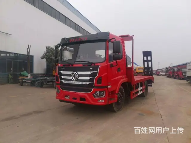 新款国六东风 拖中型挖机钻机平板车 直销价格电话　 - 图片 1