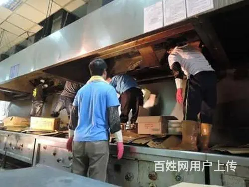 广州大型油烟机烟道清洗大型油烟机清洗油烟净化器清洗 - 图片 1