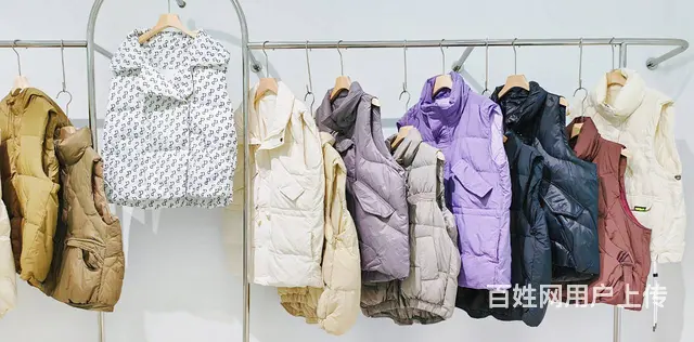 武汉盛依服饰出品冬季羽绒马甲撤柜出货 - 图片 1