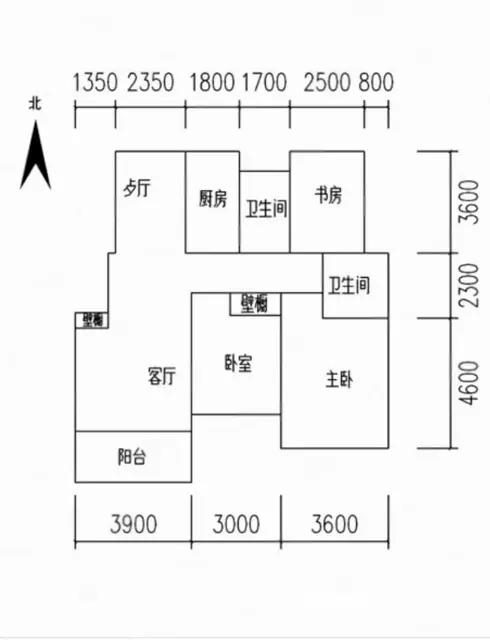 区政府旁府厚名门三室急售 - 图片 10