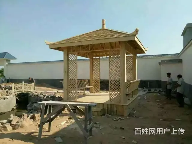 焦作专业的防腐木凉亭多少钱 - 图片 3