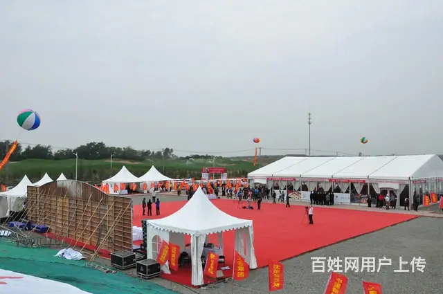 秦皇岛户外酒席宴会篷房，铝合金帐篷，户外设备租赁 - 图片 5