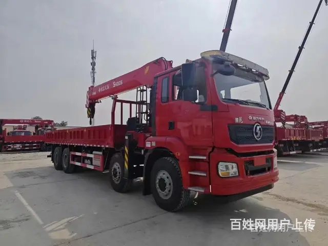 陕汽德龙前四后八16吨臂长19.6米随车吊 来电优惠买到就是 - 图片 1