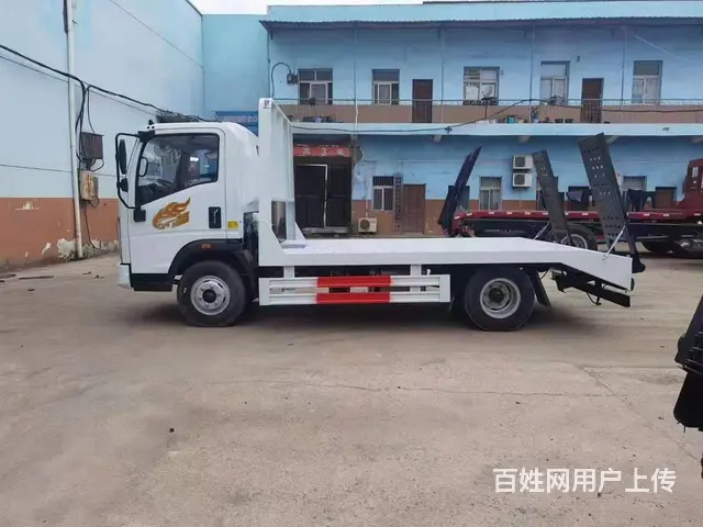 重汽蓝牌挖机拖车 平板拖车价格 厂家一手报价 - 图片 8