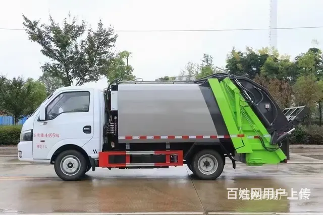 国六福田蓝牌 3吨压缩垃圾车 定做现车出售 - 图片 3