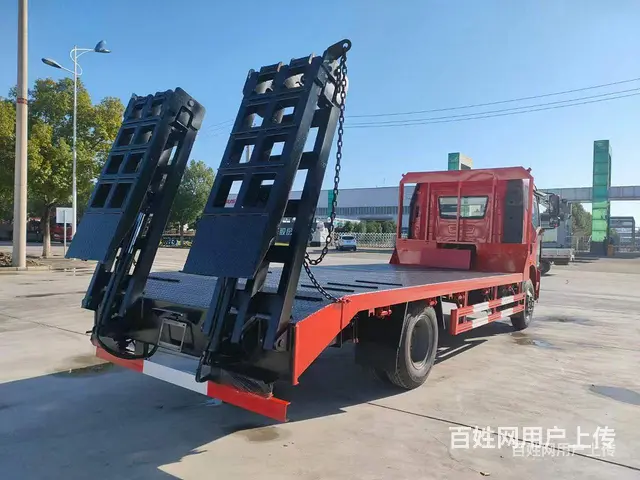 拉120挖机挖机平板车 拖板车 团购价 - 图片 11