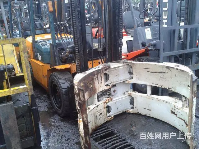 3吨纸卷夹叉车，进口卡斯卡特圆包夹叉车低价出售 - 图片 3