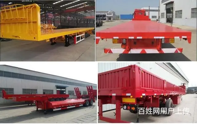滨州订做挖掘机运输车 大板高栏 各种价位二手半挂车 - 图片 3