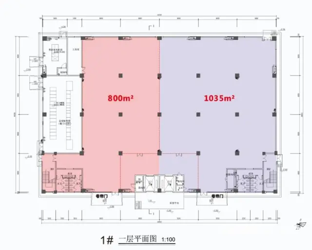 海沧新阳工业区全新厂房，没公摊出租隧道口旁边，可分隔出租 - 图片 4