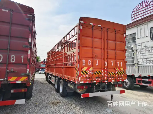 出售二手重汽汕德卡G7 9.6米高栏/栏板 国5 - 图片 5