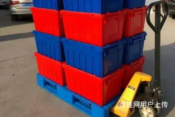 二手收纳箱塑料保温箱二手周转箱鸡蛋塑料筐折叠箱水箱 - 图片 6