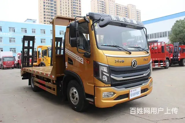 东风华神DV3平板运输车135挖机程力拖板车多少钱 - 图片 10