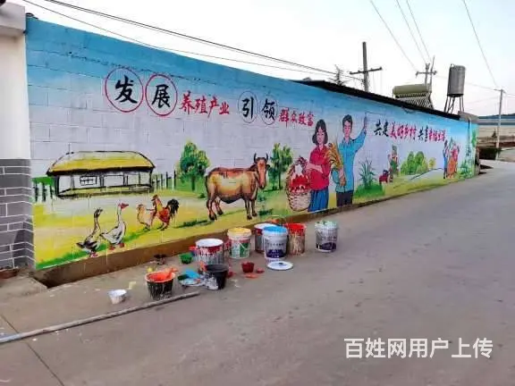 肇庆楼体喷绘,佛山3D手工彩绘,汕尾化肥墙体广告 - 图片 2