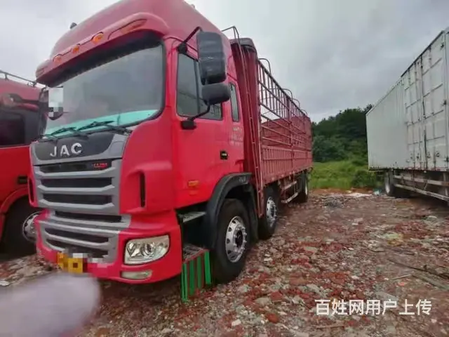 国四载货车江淮前四后四高栏9米6车厢270马力 - 图片 3