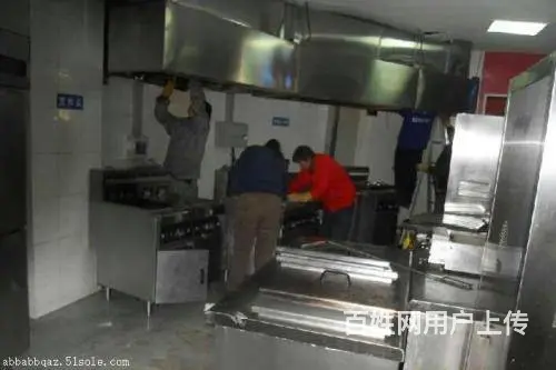 昆山经济开发区单位食堂油烟机清洗 油烟管道清洗 - 图片 1