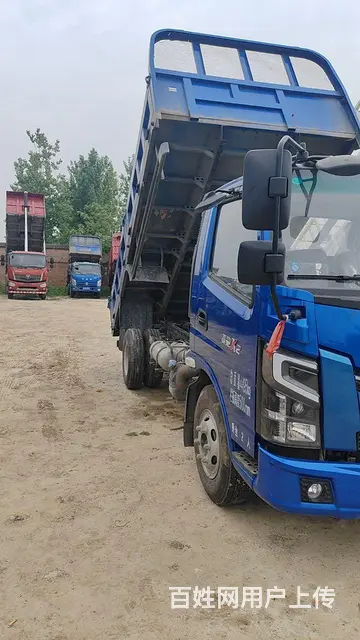 奥驰汽车x2 自卸车 国6蓝牌 - 图片 3