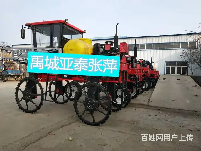 新款自走式小麦玉米蔬菜打药车 轮距可调四轮打药机 - 图片 1