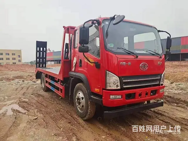 莱芜国六解放虎v平板车5米3挖掘机拖车做分期多少钱 - 图片 2