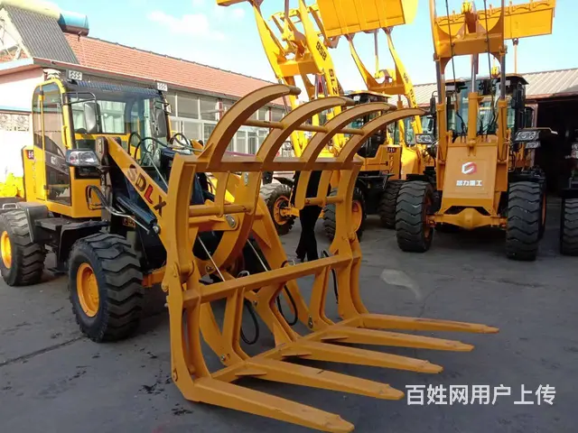 阿克苏小型装载机铲车 抓木机 推土机多功能LYY - 图片 2