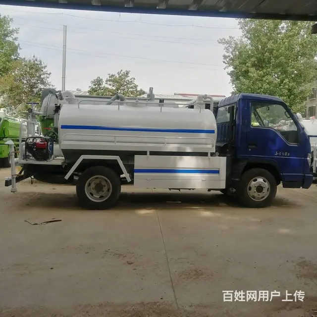 长春蓝牌3方吸粪车 福田驭菱农村厕所自吸自排抽粪车 - 图片 6