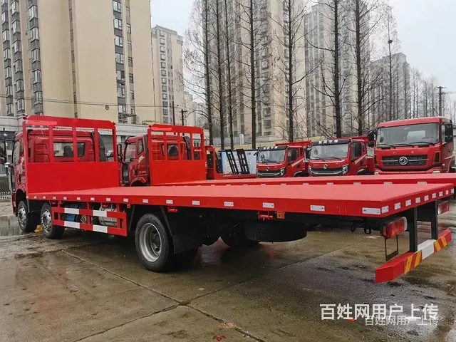 海口国六解放三桥拖车9米纯平板车全部办完多少钱一台 - 图片 9