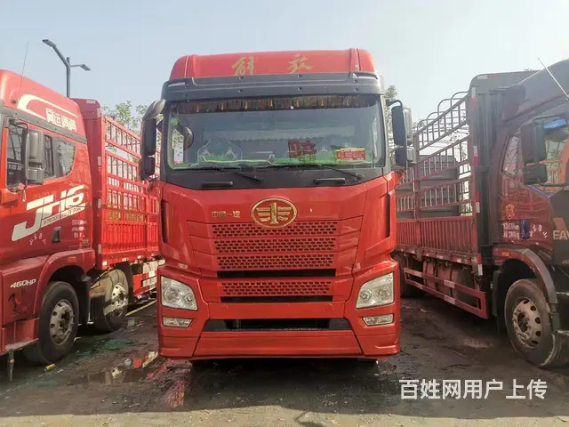 出售解放后四9.6米高栏，国六320马力 - 图片 1