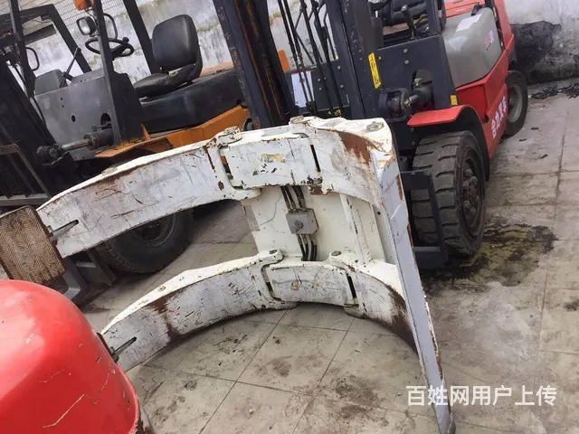 转二手废纸抱夹叉车-合力3吨圆夹抱叉车-纸卷夹抱车 - 图片 12