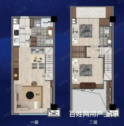 新北旅商旁准现房6000起平层复试公寓独立厨卫落地窗带阳台 - 图片 12