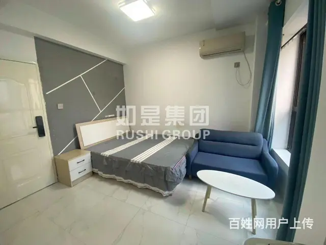 中骏世界城万达旁 公寓一房带厨房 独卫 出租 拎包入住 - 图片 1