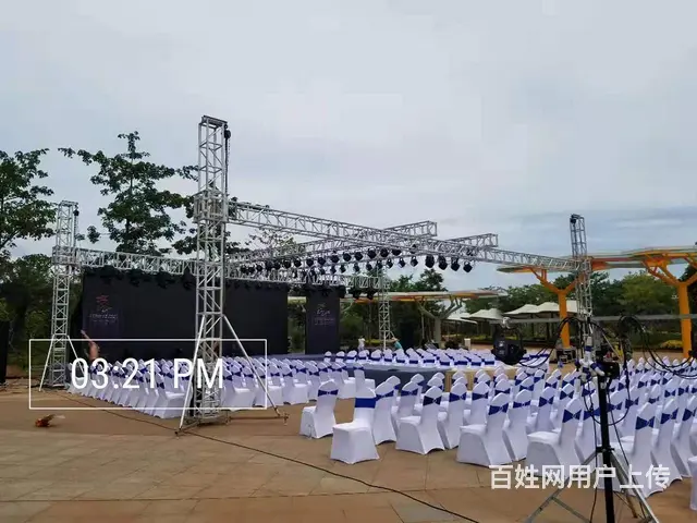 海南承接活动物料舞台搭建灯光音响线阵音响LED大屏 - 图片 6