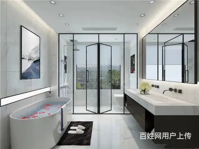 现代简约风格440平米常州别墅装修案例 - 图片 1