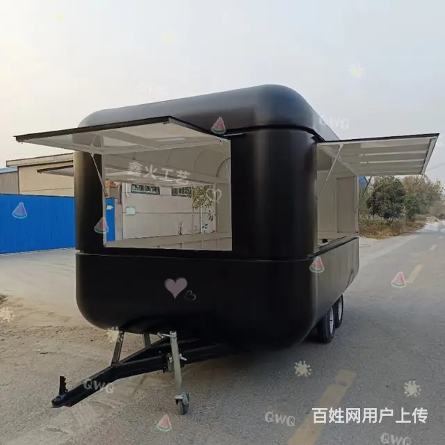 网红新型餐车网红爆款主题餐车商业引流可移动售卖咖啡 - 图片 6