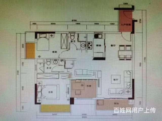 吉大公交站旁 新光御景山 超值 精装2房 舒适整洁 - 图片 11